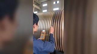 Pre-delivery quality inspection of the wire rope drum