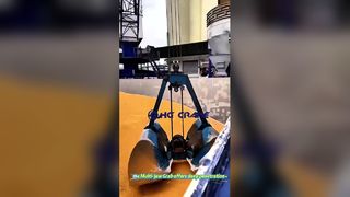 The function of the crane grab.