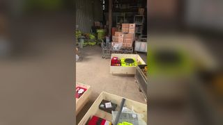 Electric Turntable Trolley - Heavy Duty Load Moving Skates for Factory