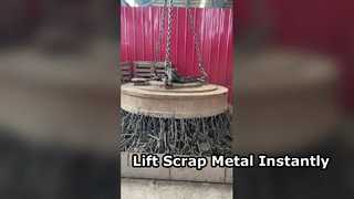 Industrial Electromagnetic Chuck | Scrap Metal Lifting Equipment