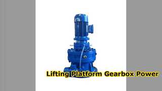 Cycloidal Reducer Lifting Platform Gearbox