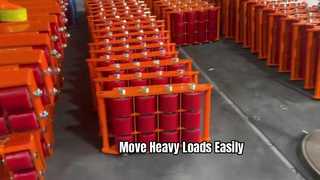 Rodillo de patín resistente para mover cargas pesadas | Directo de fábrica