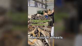 The rough wheels are waiting for finishing machining.